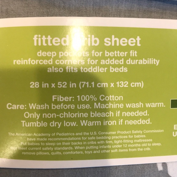 Bedding Nwt Elephant Fitted Crib Sheets Poshmark